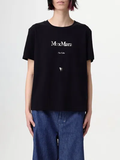 Max Mara T-shirt  Woman Color Black In Black