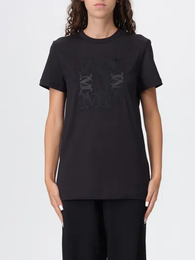 MAX MARA T-SHIRT MAX MARA WOMAN COLOR BLACK,H26949002