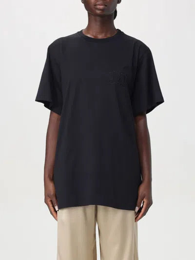 MAX MARA T-SHIRT MAX MARA WOMAN COLOR BLACK,412872002