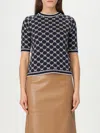 Max Mara Short-sleeved T-shirt In Blue