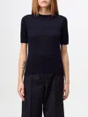 Max Mara T-shirt  Woman Color Blue In Blau