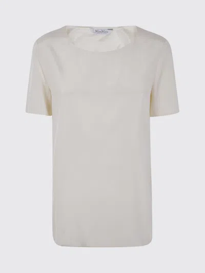 MAX MARA T-SHIRT MAX MARA WOMAN COLOR CREAM,H18588078