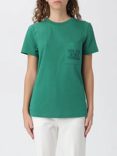 Max Mara T-shirt  Woman Color Emerald In Green