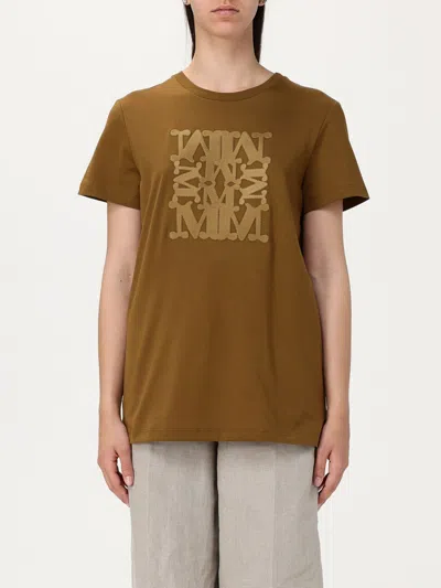 MAX MARA T-SHIRT MAX MARA WOMAN COLOR GREEN,G58518012