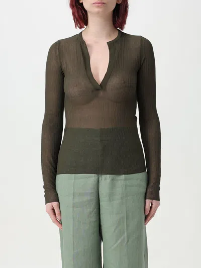 Max Mara T-shirt  Woman Color Green In Green