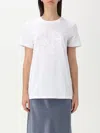 Max Mara Short Sleeve Crew Neck Top In Multi
