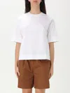 Max Mara Wide-leg Trousers In Jersey In Weiss