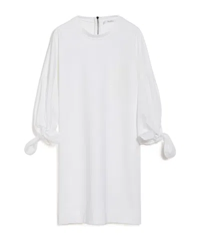 MAX MARA MAX MARA LOGO PRINTED CREWNECK DRESS