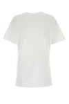 Max Mara Crew Neck Cotton T-shirt By Mango In White
