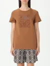 Max Mara T-shirt Woman Leather