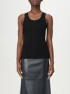 Max Mara Eliadi Ribbed Wool Tank Top In Black