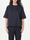 Max Mara T-shirt Woman Blue In Blue
