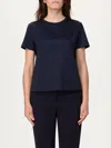 Max Mara T-shirt Woman Navy In Blue