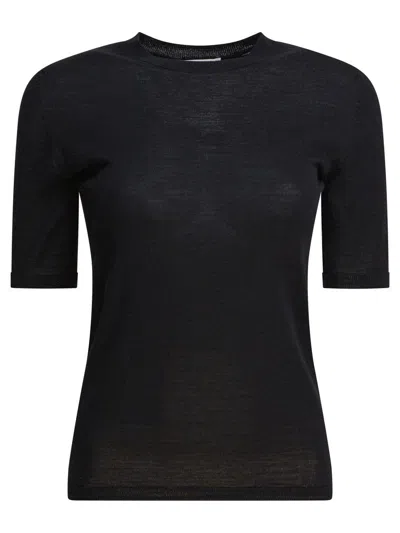 Max Mara Short Sleeve Sweater In Multi