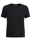 Max Mara Crew Neck Short Sleeves Tops In Black
