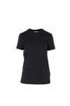 Max Mara Logo T-shirt In Black