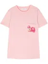 Max Mara Cotton T-shirt In Pink