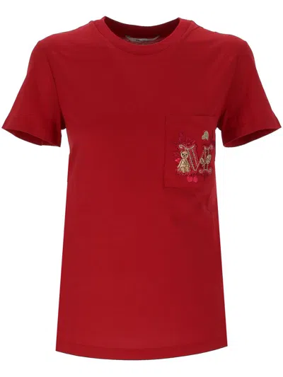 Max Mara T-shirts And Polos In Red