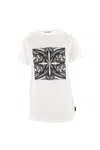Max Mara Farad Printed Cotton Jersey T-shirt In White