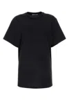 Max Mara Crew Neck Short Sleeves Tops In Black