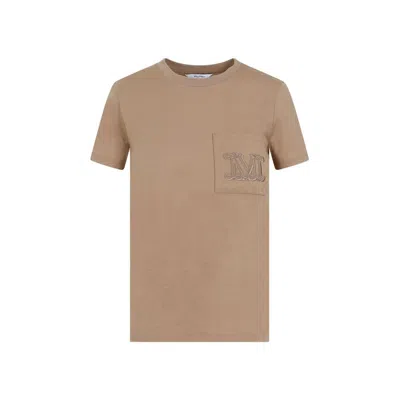 Max Mara T-shirts & Tops In Brown
