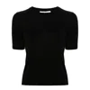 Max Mara Wool Crew-neck Sweater In Black