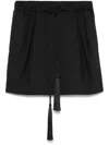Max Mara Tabarin Mini Skirt In Black