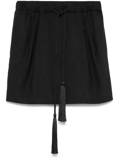Max Mara Tabarin Mini Skirt In Black
