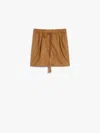 Max Mara Tabarin Skirt Tobacco In Brown