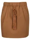 Max Mara Women's Tabarin Skirt Tobacco | Size 38 | 2511101031600014