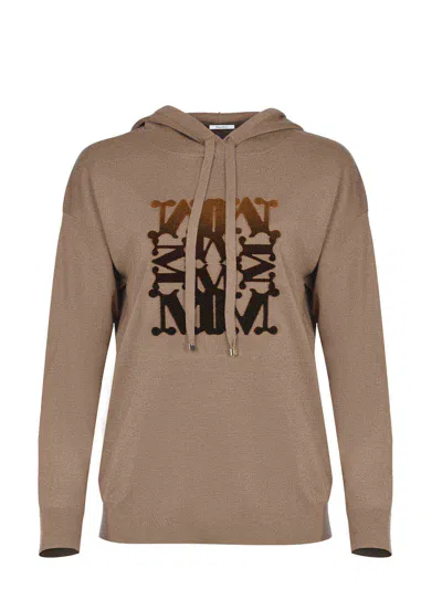 Max Mara "taddeo" Sweater In Brown