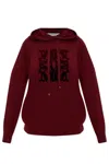 Max Mara Taddeo Sweater Violet In Burgundy