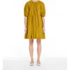 Max Mara Tago Fit Dress In Yellow