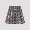 Max Mara Taiga Printed Poplin Short Clothing In Avorio Caffe
