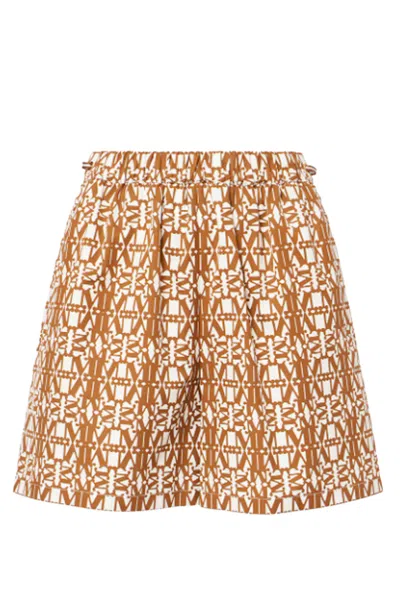 MAX MARA MONOGRAM SHORTS