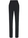 Max Mara Tailored Black Jeans With High Waist In Black