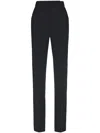 Max Mara Tailored Black Jeans With High Waist In Black