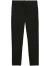 Max Mara Tailored Black Trousers With Smooth Finish And Functional Pockets In Black