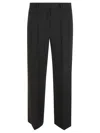 Max Mara Tailored Black Trousers With Structured Waistband In Black