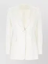 Max Mara Tailored Blazer With Peak Lapels And Padded Shoulders