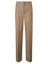 Max Mara Tailored Brown Trousers In Brown