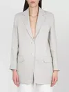 Max Mara Cotton Cru00eape Jacket In Neutral