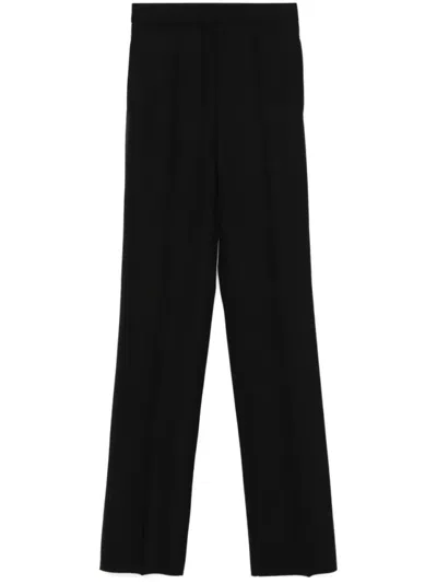Max Mara Tailored High-waist Trousers In Black