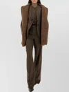 Max Mara Tailored Jacket Bermuda12 Notched Lapels In Brown