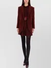 Max Mara Tailored Jacket Featuring Structured Shoulders In Red
