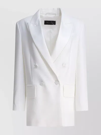 Max Mara Tailored Jackets With Notched Lapels And Flap Pockets
