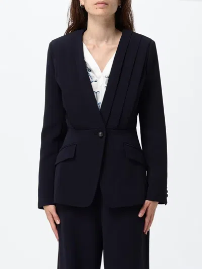 Max Mara Tailored Navile Jacket In Blu Notte