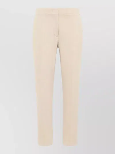 Max Mara Tailored Pants Pegno Belt Loops Pockets In Neutral