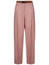 Max Mara Pleat-detail Trousers In Pink