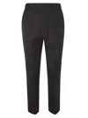 Max Mara Tailored Straight Leg Trousers In Black